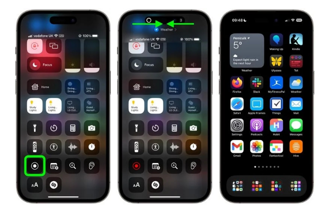 五指山苹果手机维修分享iPhone14录屏如何隐藏灵动岛和红色指示器 