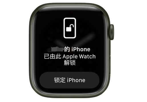 五指山苹果手机维修分享用 AppleWatch 解锁配备面容 ID 的 iPhone方法 