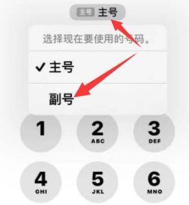 五指山苹果14维修店分享iPhone 14 Pro Max使用副卡打电话的方法 